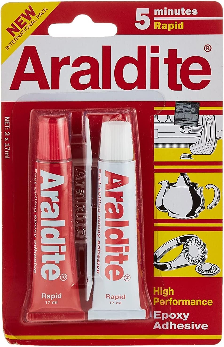 Araldite Epoxy Adhesive High Performance - 5 Minutes Rapid Araldite Epoxy Adhesive High Performance - 5 Minutes Rapid