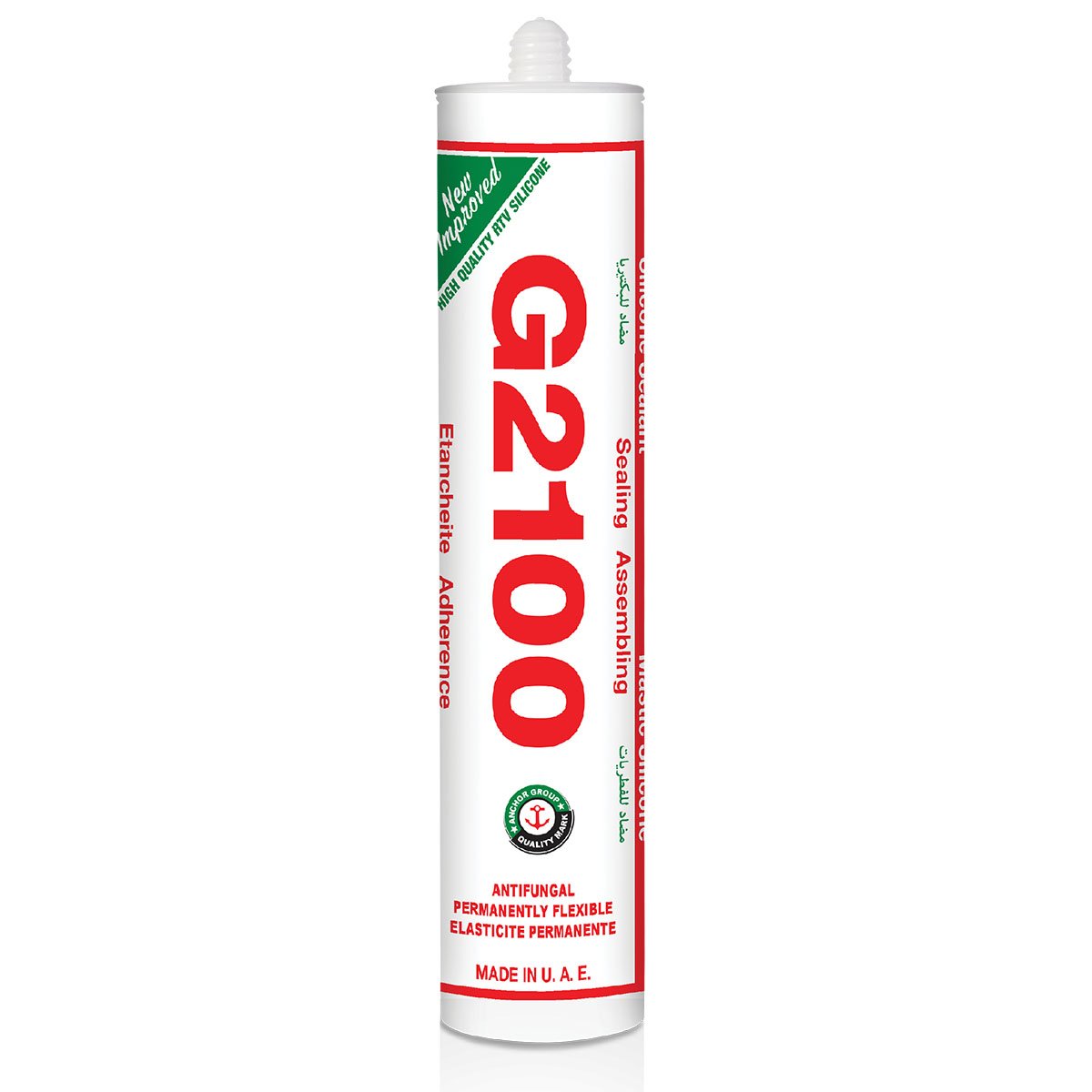 Asmaco Antifungal G2100 Rtv Mastic Silicone Asmaco Antifungal G2100 Rtv Mastic Silicone (24 Pcs / Ctn)