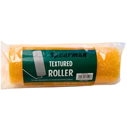 Spearman-9-Coarse-Texture-Roller-Sleeve-Yellow-1.png Spearman 9" Coarse Texture Roller Sleeve | Yellow - Image 1