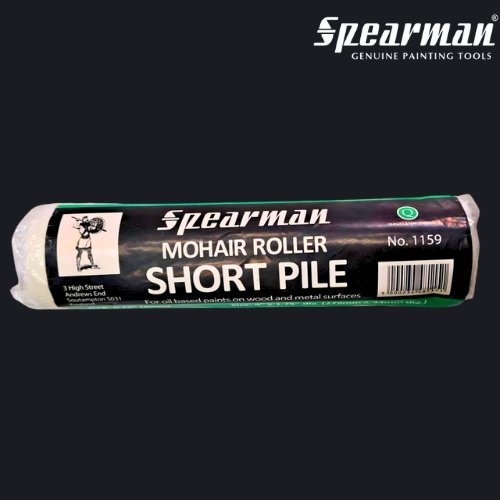 Spearman-9-MOHAIR-SLEEVES-1.jpg Spearman 9" White Mohair Roller Sleeve | Oil Paint Roller Sleeve - Image 1