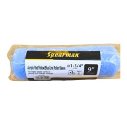 Spearman 9" Roller Sleeve | Blue Polyester Paint Roller for Emulsion - Image 2