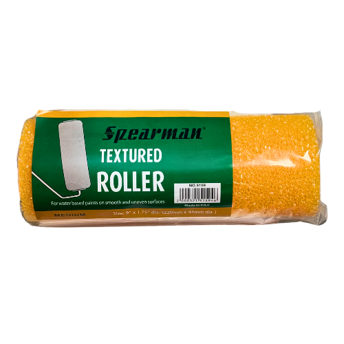 Spearman-9-Yellow-Textured-Roller-Sleeve-1.png Spearman 9" Yellow Textured Roller Sleeve | Professional Texture Roller - Image 1