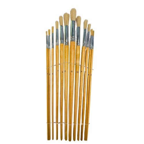 Spearman-ROUND-ARTIST-BRUSH-2.jpg Spearman 12pc Round Artist Brush Set | Professional Sizes 1-12 - Image 1