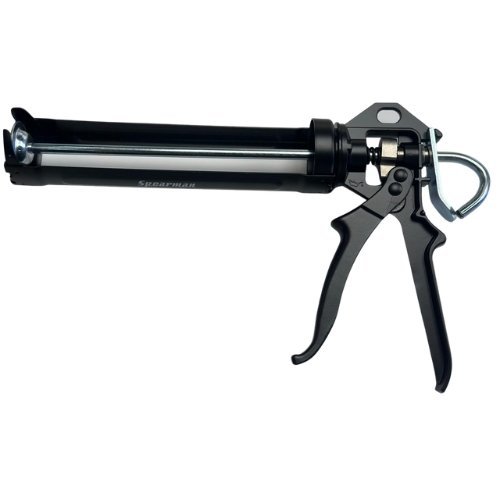 Spearman-CAULKING-GUN-Black-.jpg Spearman Extra Heavy Duty Caulking Gun – Aluminum Black | Dubai UAE - Image 1