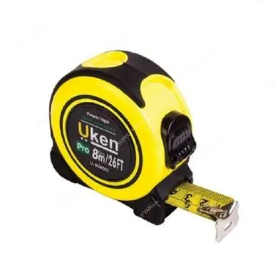 measuring-tape-8mtr-yellow-ukenmeta-1.webp MEASURING TAPE 8MTR YELLOW - UKEN - Image 1