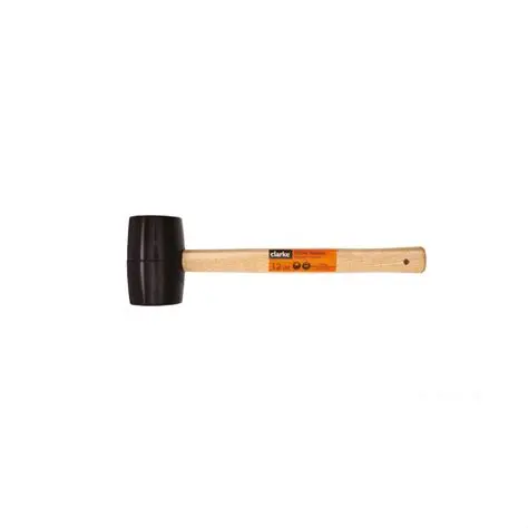 rubber-hammer-40mm-12oz-clarruha-1.webp RUBBER HAMMER 40MM 12OZ - CLARKE - Image 1