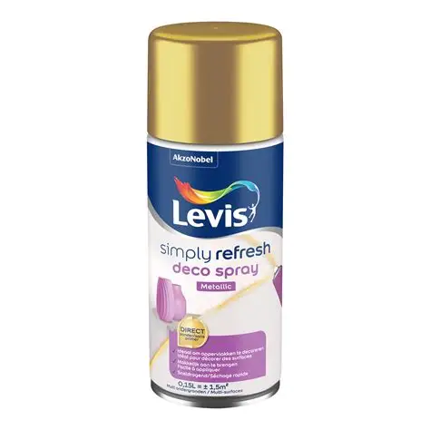 spray-paint-metalic-gold-levisppa-1.webp SPRAY PAINT METALIC GOLD - LEVIS - Image 1