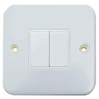 RR Kabel 2-Gang 2-Way Metal Clad Switch - RR W1005-MC Dubai UAE