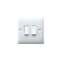 RR Kabel 10A 2-Gang 2-Way Electrical Switch - RR W1005 Dubai UAE